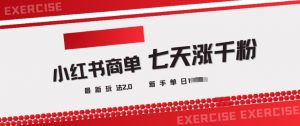 小红书商单2.0最新玩法,3天涨千粉单日变现多张-网创星球
