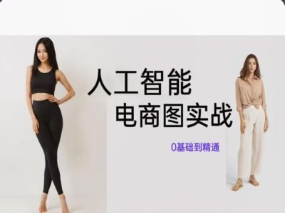 人工智能SD电商图实战,ai绘图0基础到精通